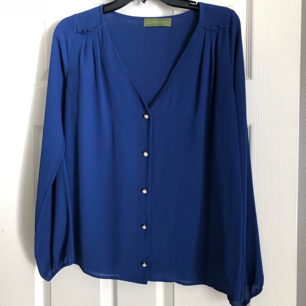 Royal Blue Women’s Blouse S